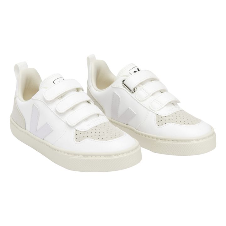 V-10 Vegan Velcro Sneakers | White- Product image n°1