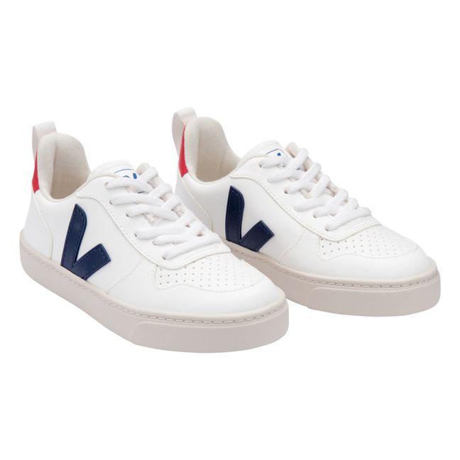 V-10 Vegan Lace-Up Sneakers | Blue