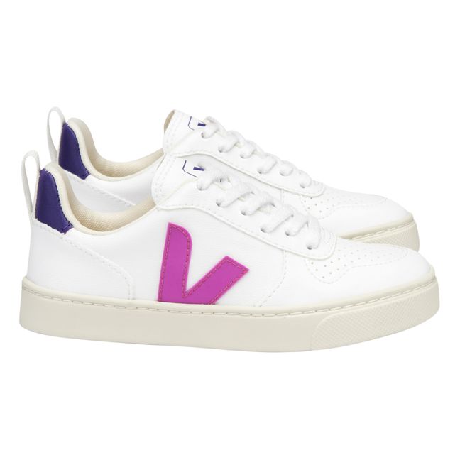 V-10 Vegan Lace-Up Sneakers Purple
