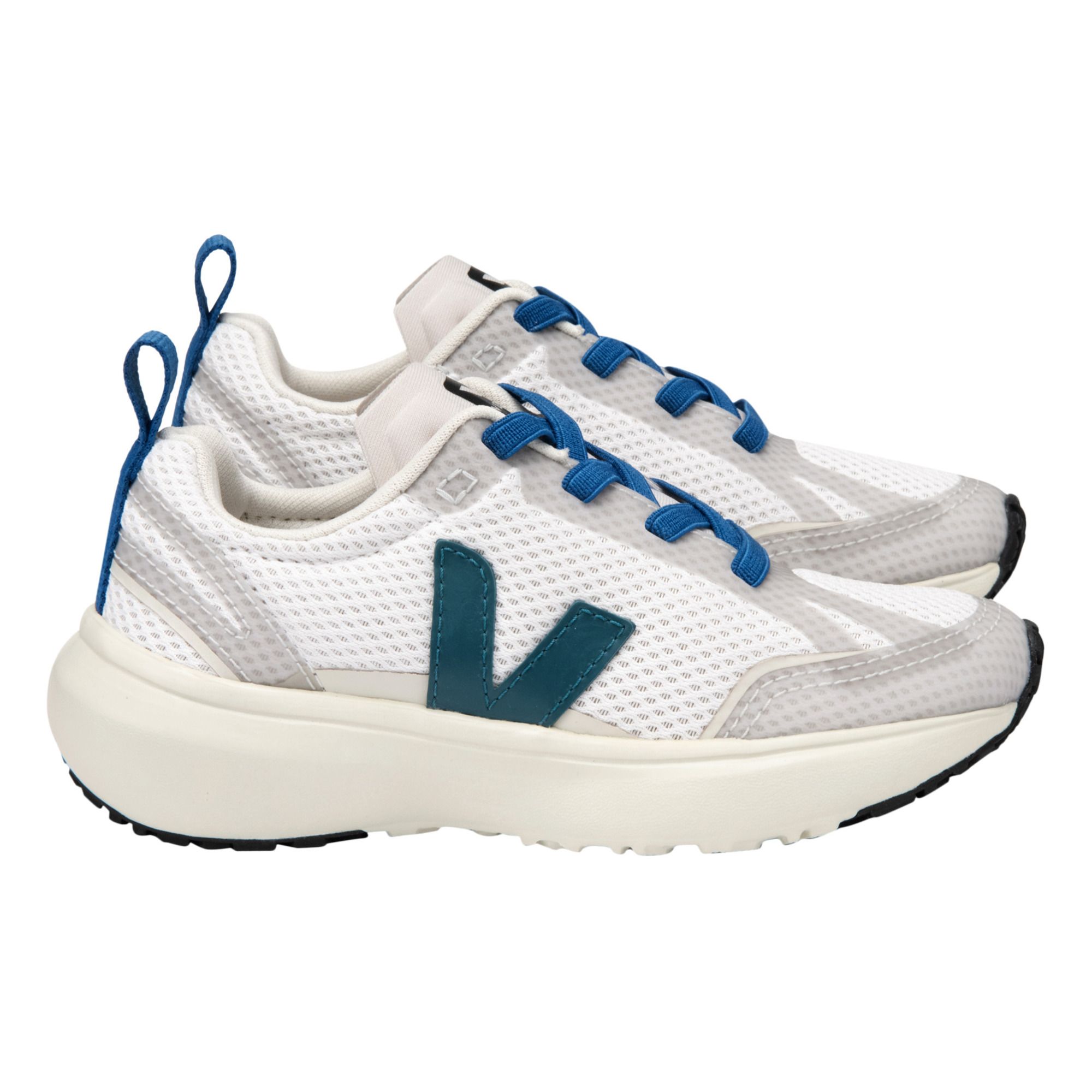 Veja - Baskets Lacets Canary Vegan - Fille - Bleu