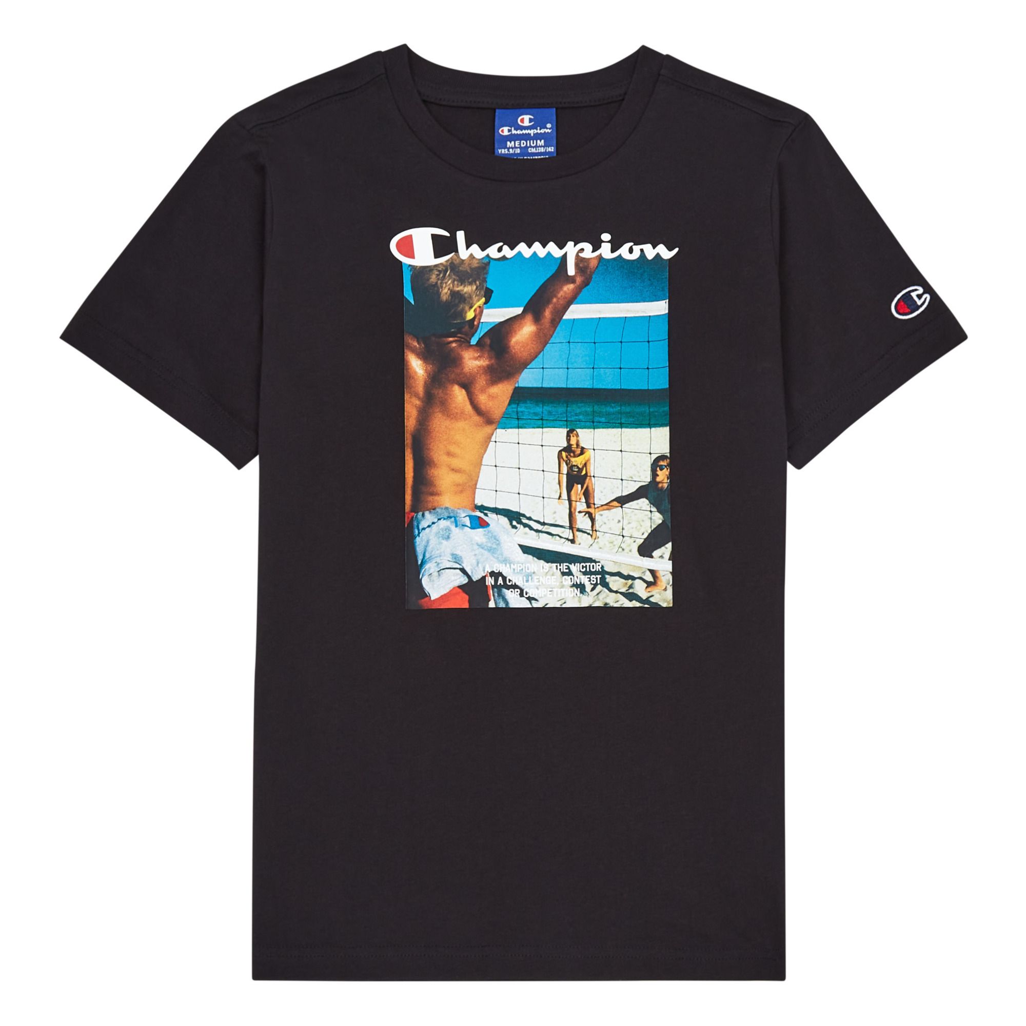 Champion - T-shirt Plage - Garçon - Noir