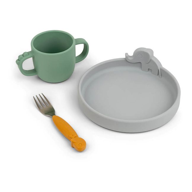 Deer Friends First Meal Silicone Tableware Set