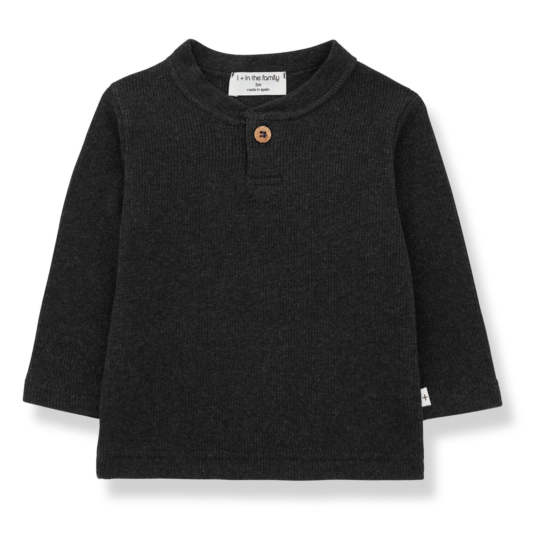 1+ in the family - T-Shirt Elmo - Fille - Gris foncé