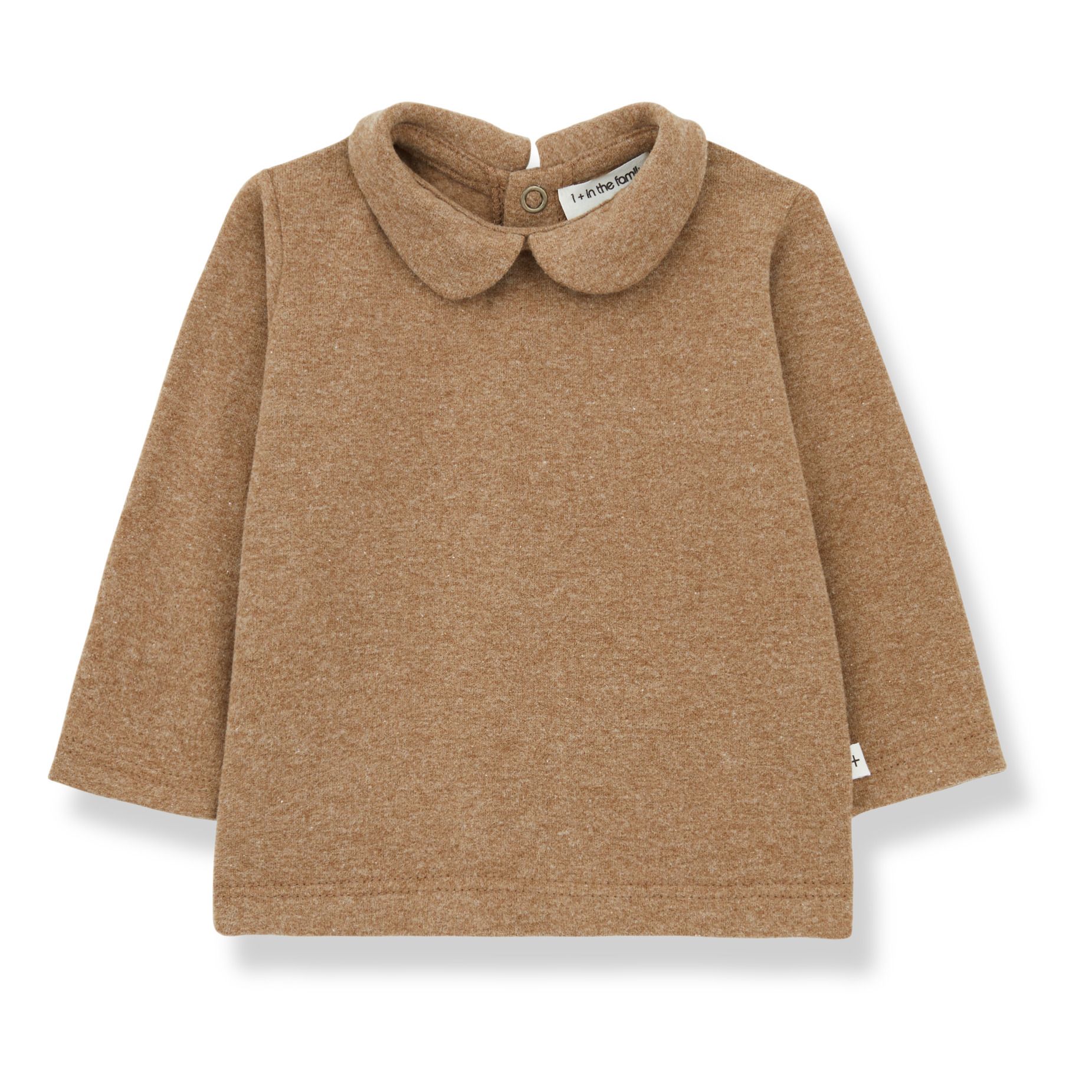 1+ in the family - Blouse Col Claudine Angelica - Fille - Camel