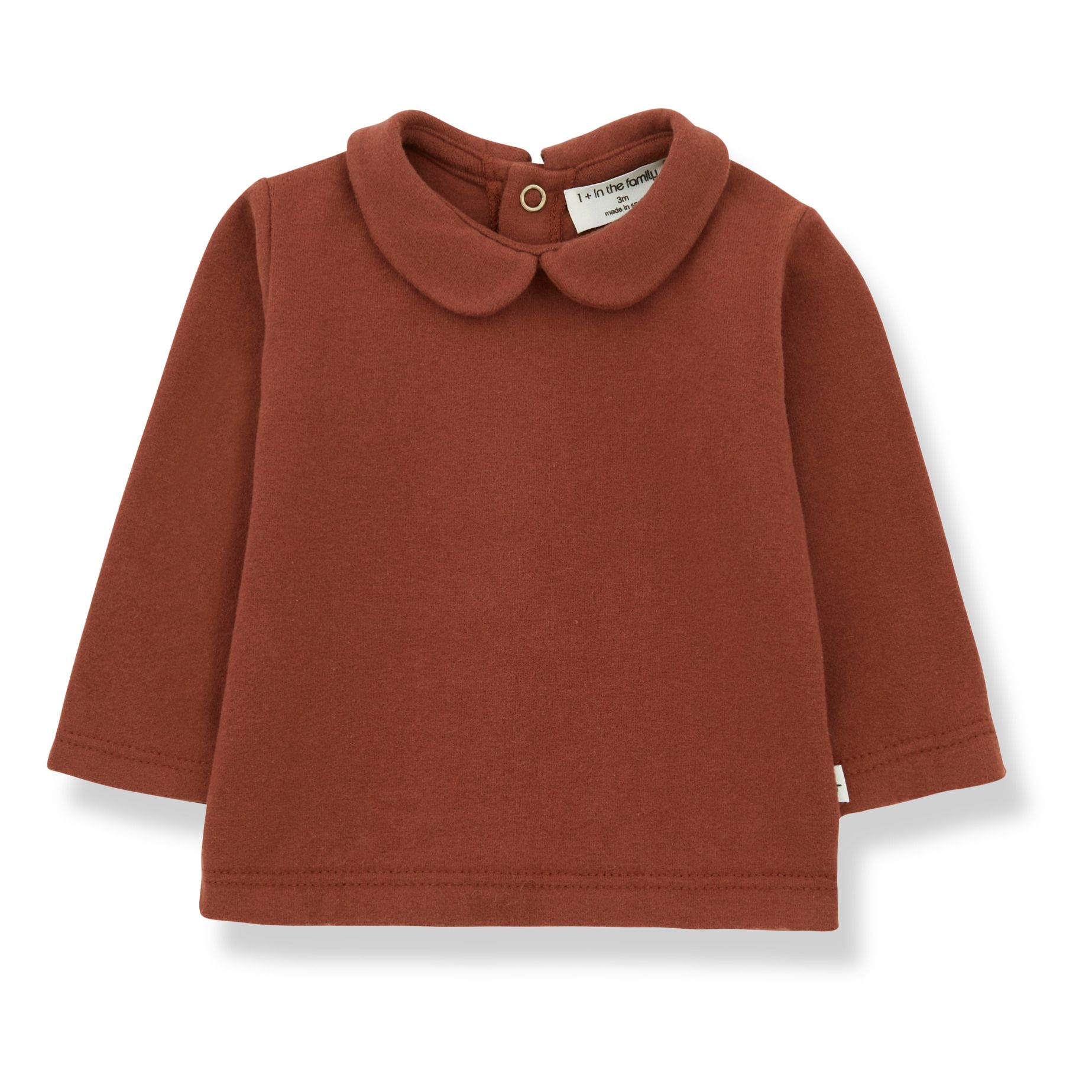 1+ in the family - Blouse Col Claudine Angelica - Fille - Terracotta