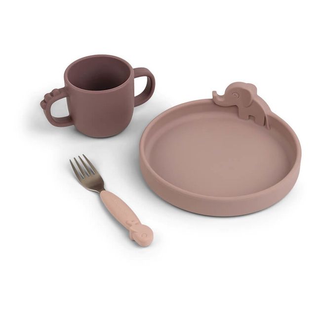 Cofanetto pasto Deer friends  | Rosa chiaro