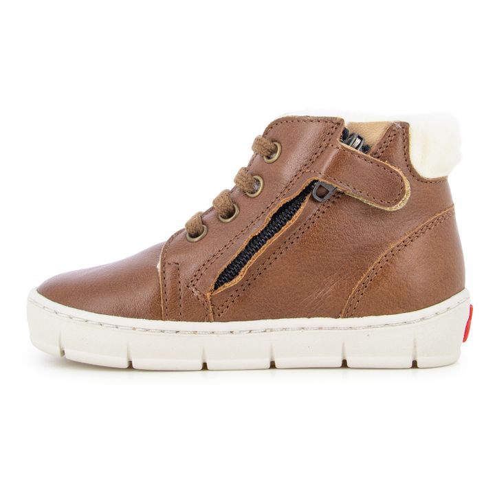Baskets Fourrées Start Top Zip | Camel- Image produit n°2