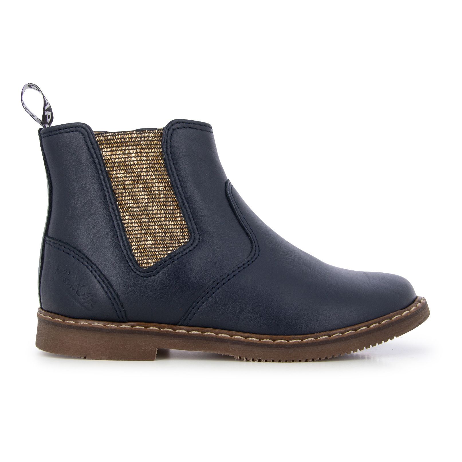 Pom d'Api - Chelsea Boots City Jod Zip - Fille - Bleu marine