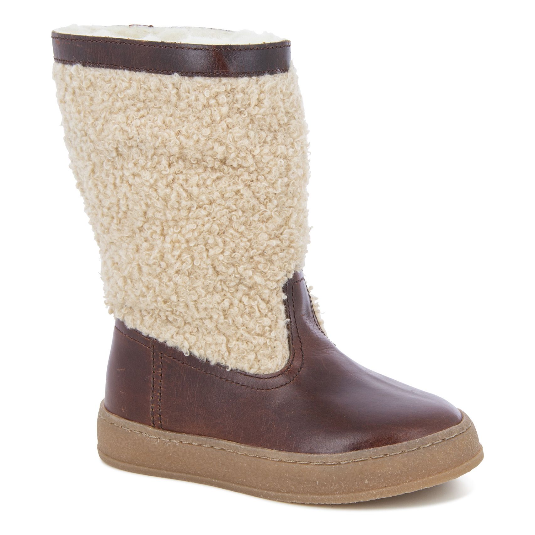 Blitz Cover Zip-Up Sherpa Boots Chocolate- Product image n°2
