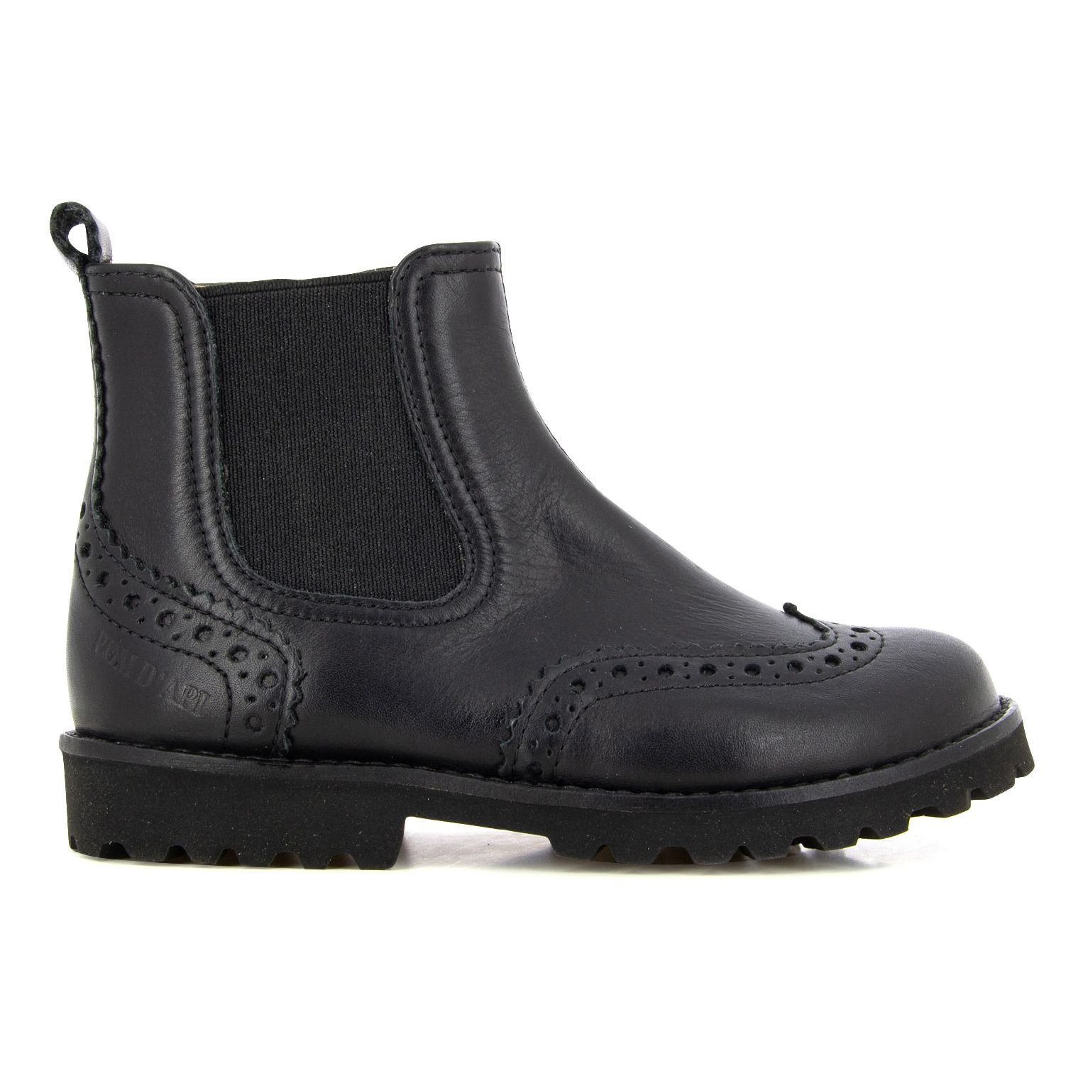 Pom d'Api - Chelsea Boots Roadster Zip - Fille - Noir