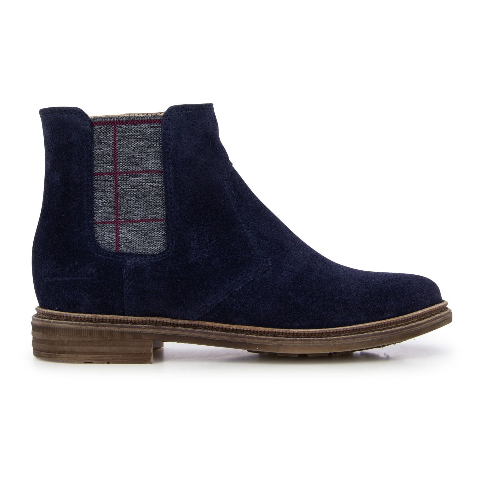 Pom d'Api - Chelsea Boots Brother Jod Zip - Fille - Bleu marine