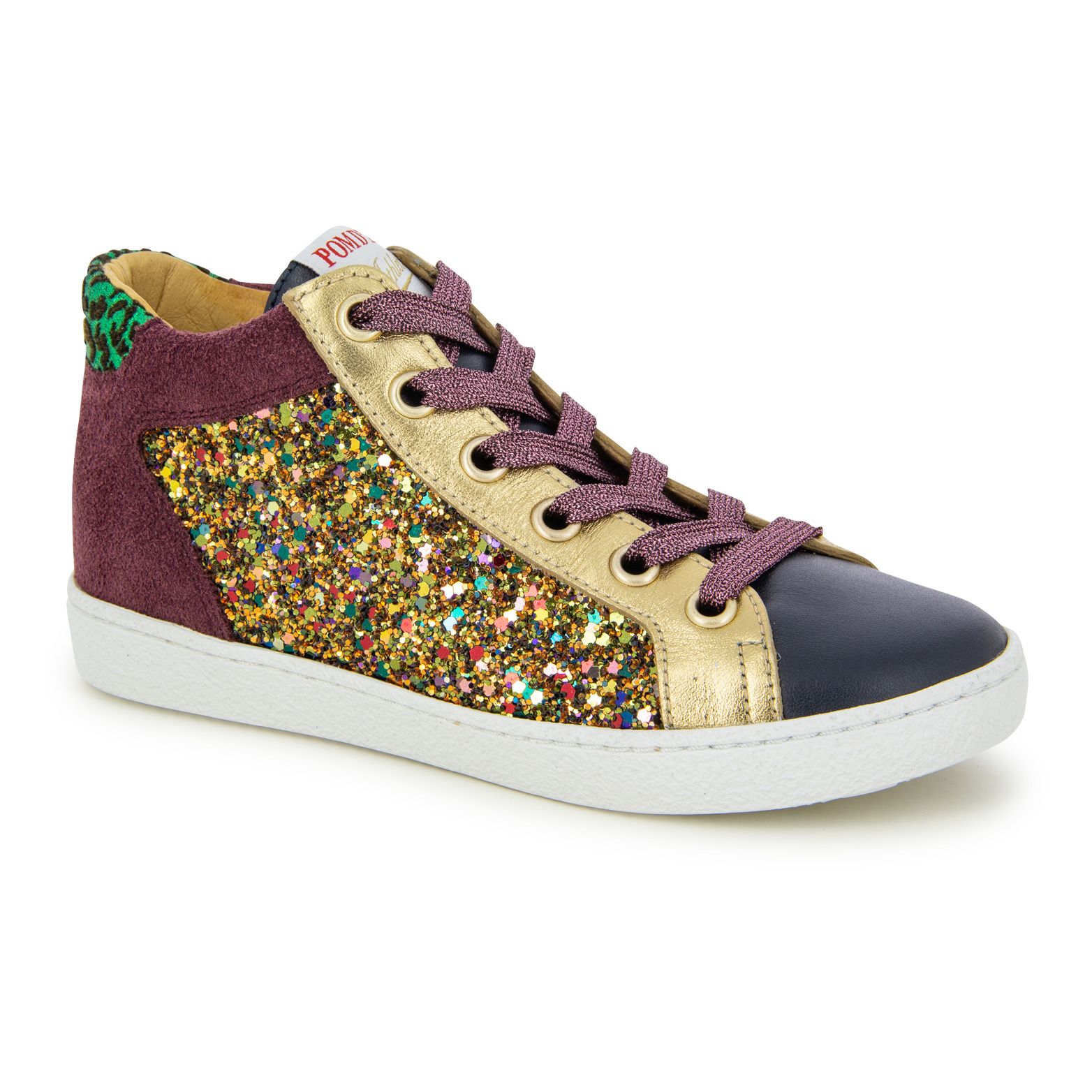 Top Zippy Sneakers Gold- Product image n°1
