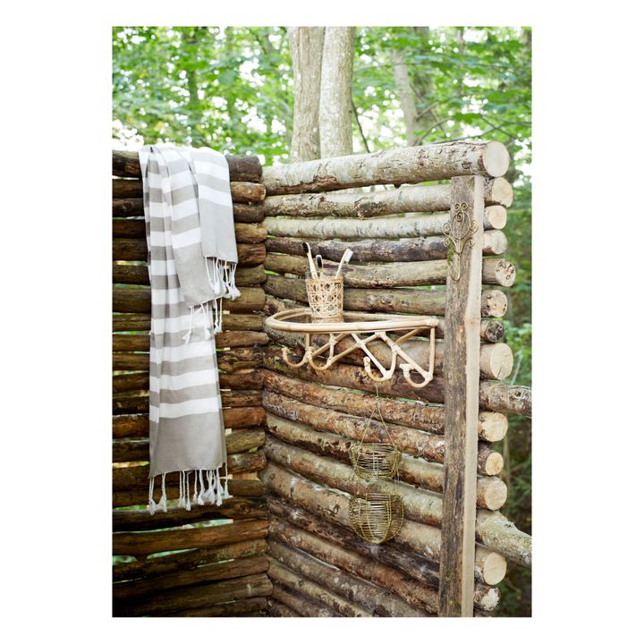 Estante de bambú con ganchos- Imagen del producto n°1