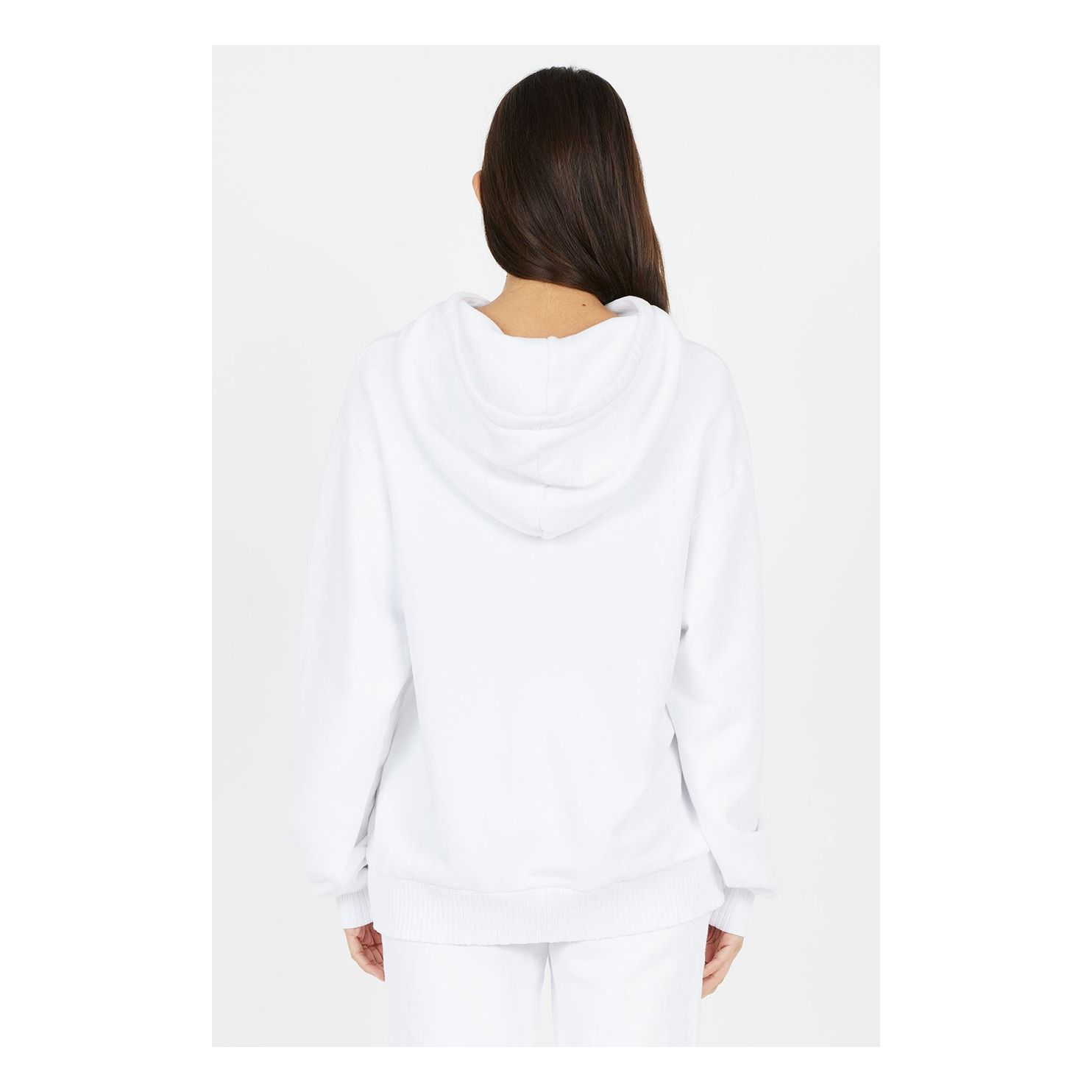 Brooklyn Oversized Hooded Sweatshirt White- Product image n°3