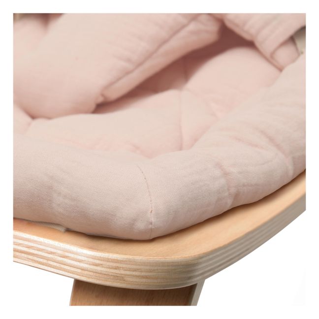 Levo Beech Wood Baby Bouncer | Nude