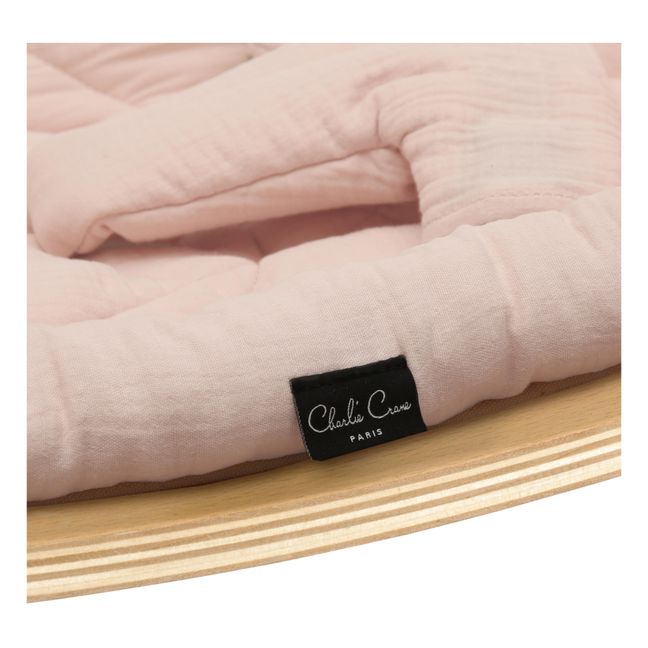 Levo Beech Wood Baby Bouncer | Nude