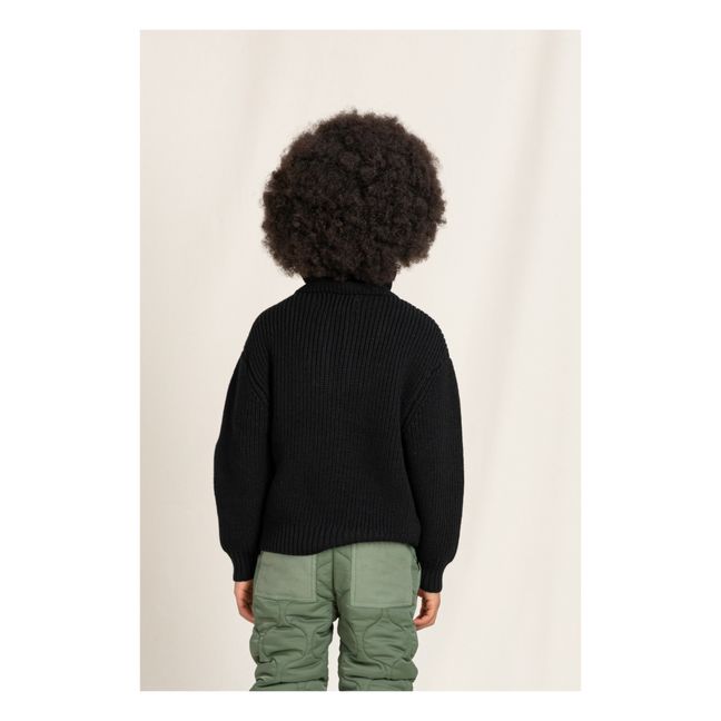 Pullover aus Merinowolle Sasha | Schwarz