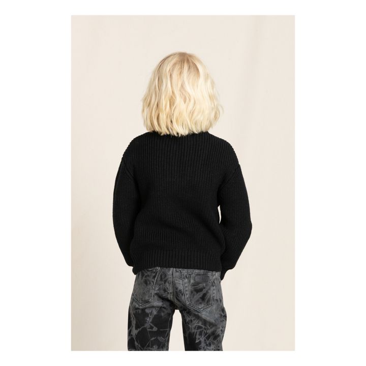 Sasha Merino Wool Jumper | Black- Product image n°4