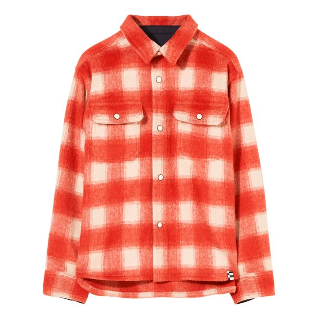 New Dusk Checked Overshirt Red