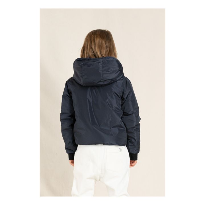 Finger in The Nose - Buckley Rain Sherpa-Lined Jacket - Girl - Navy Blue