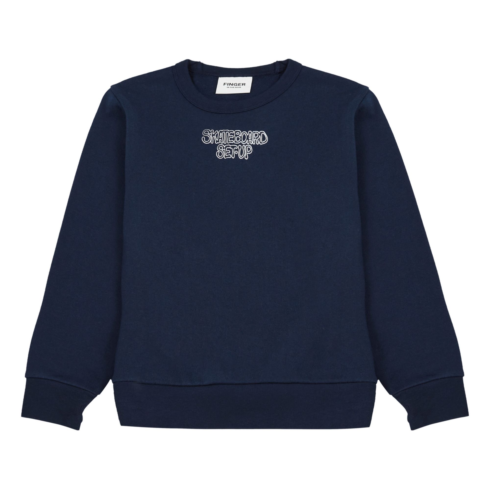 Finger in the nose - Sweat Brian - Fille - Bleu marine