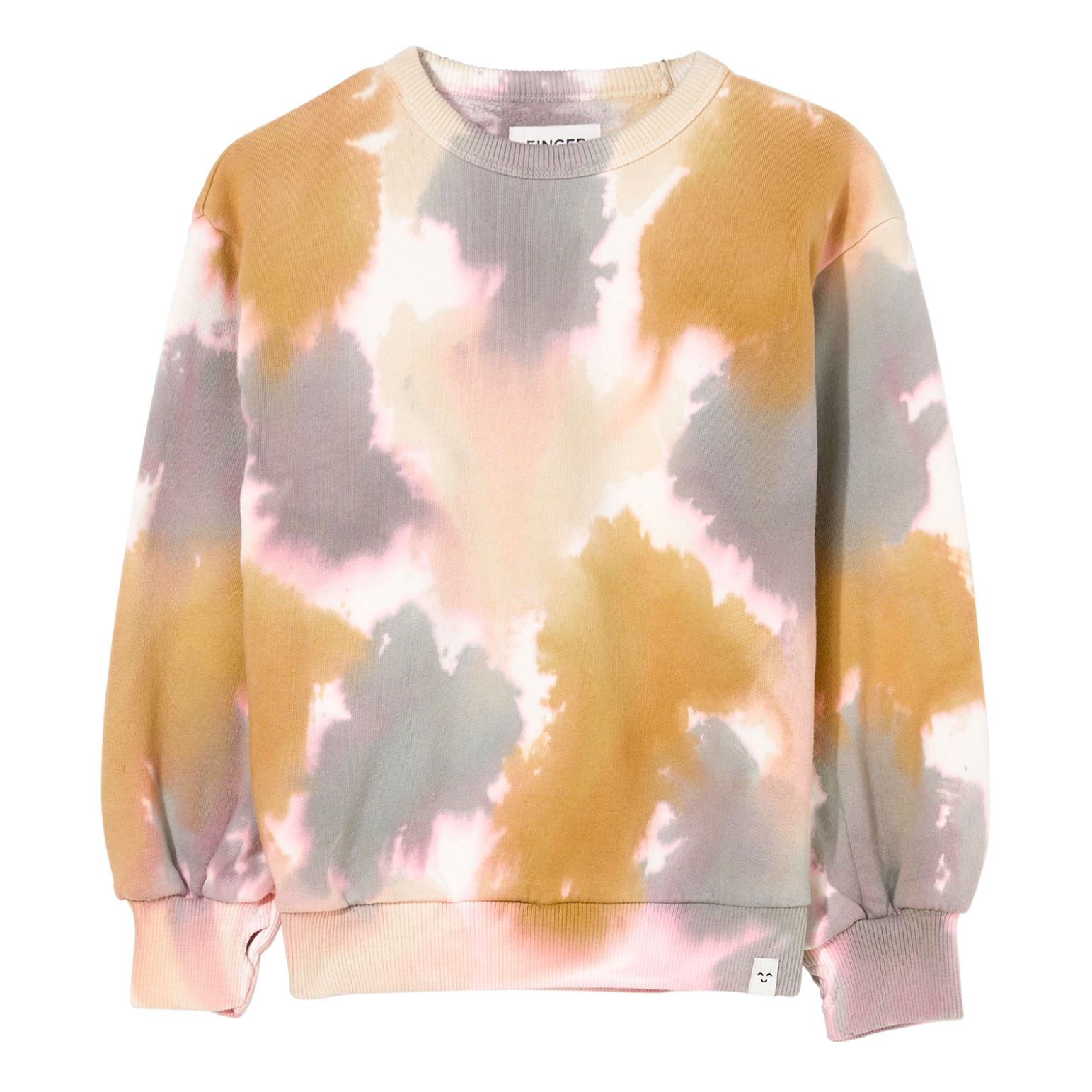 Finger in the nose - Sweat Tie and Dye Hiroko - Fille - Ecru