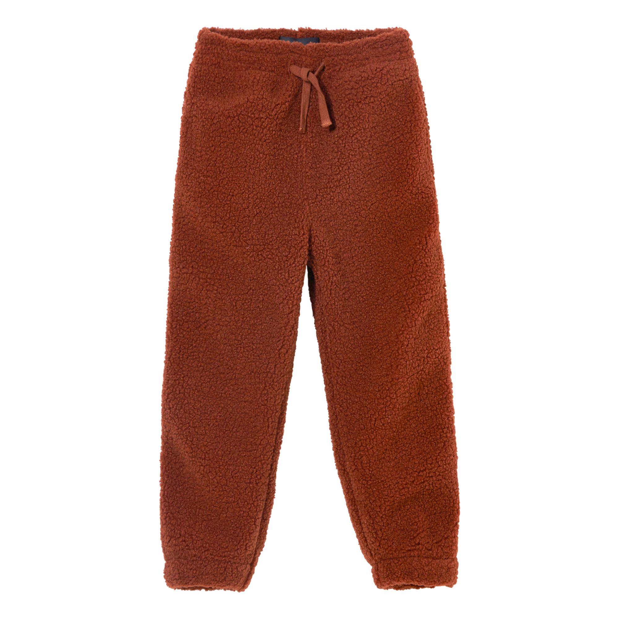 Finger in the nose - Jogger Sherpa Connie - Fille - Rouge brique