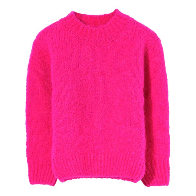 Lona Merino Wool Jumper Fluorescent pink