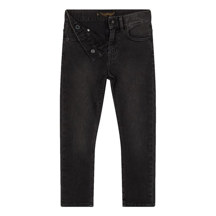 Jeans Slim, modello: Ewan | Denim nero- Immagine del prodotto n°1