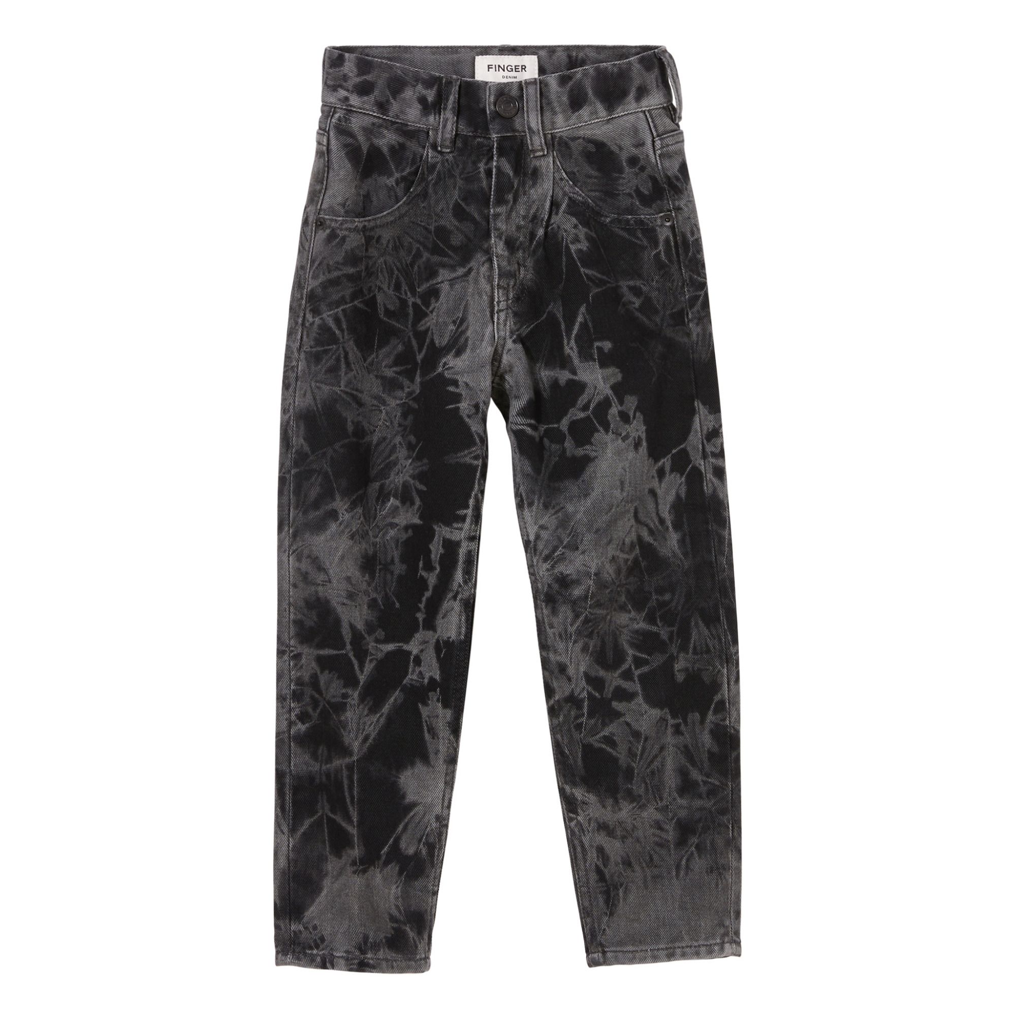 Finger in the nose - Jean Boyfriend Tie and Dye Solange - Fille - Noir