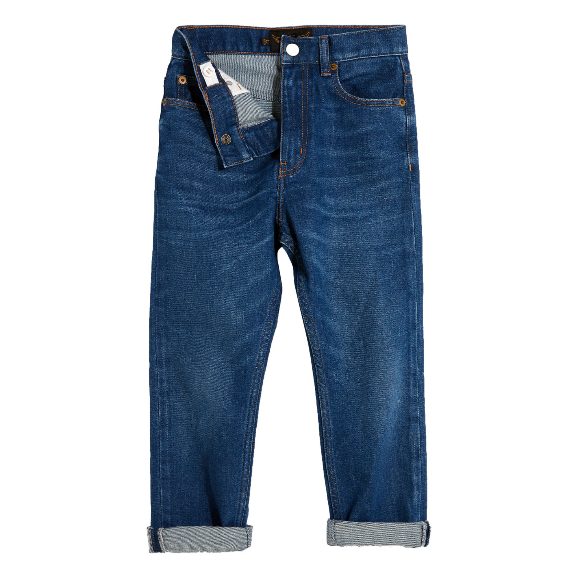 Jeans Recycelte Baumwolle Recyceltes Polyester Ollibis Denim Brut- Produktbild Nr. 0