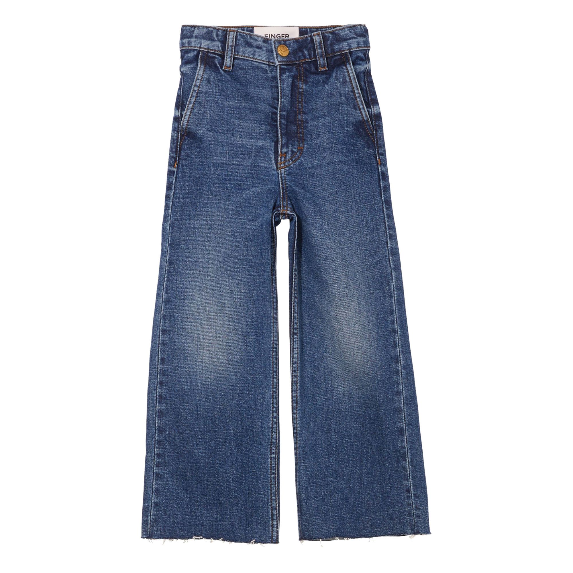 Finger in the nose - Jean Cropped Charlie - Fille - Denim