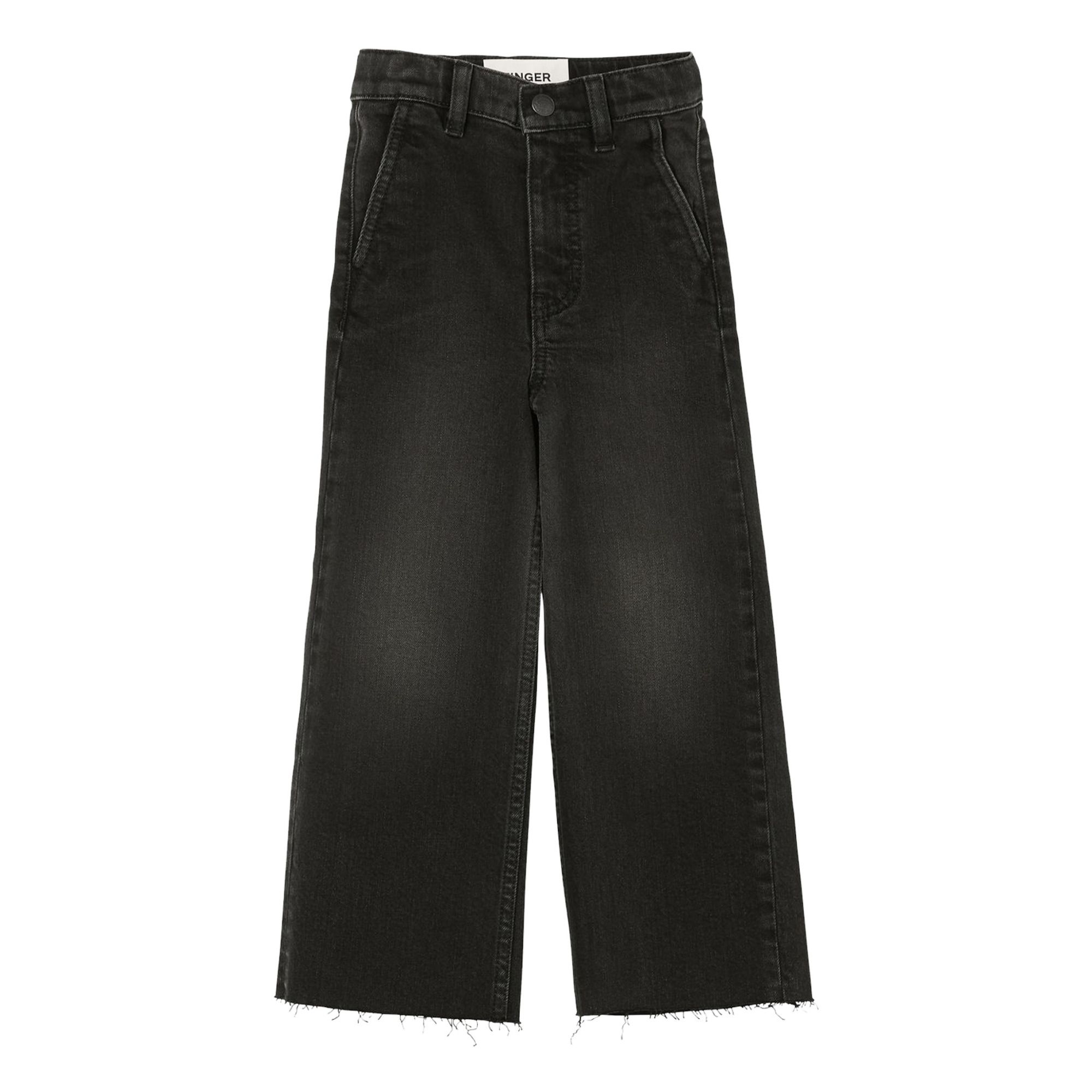 Finger in the nose - Jean Cropped Charlie - Fille - Denim noir