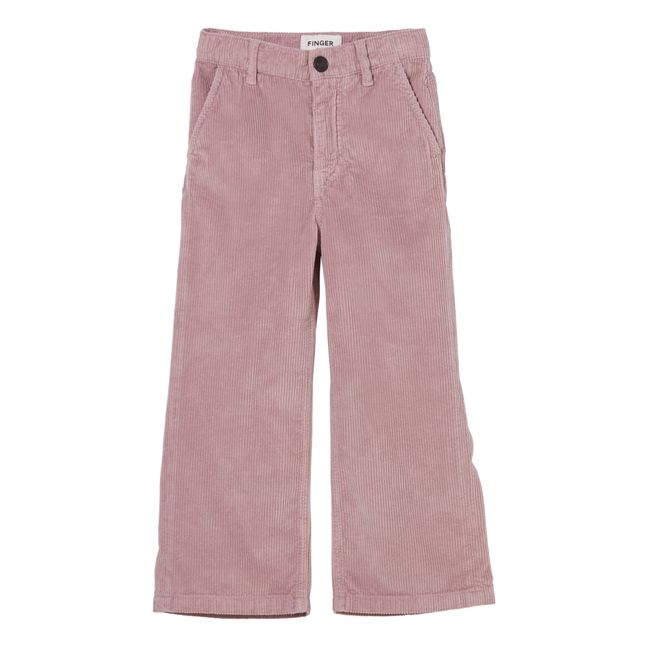 Jeans Cropped, in velluto a costine, modello: Charlie Glicine