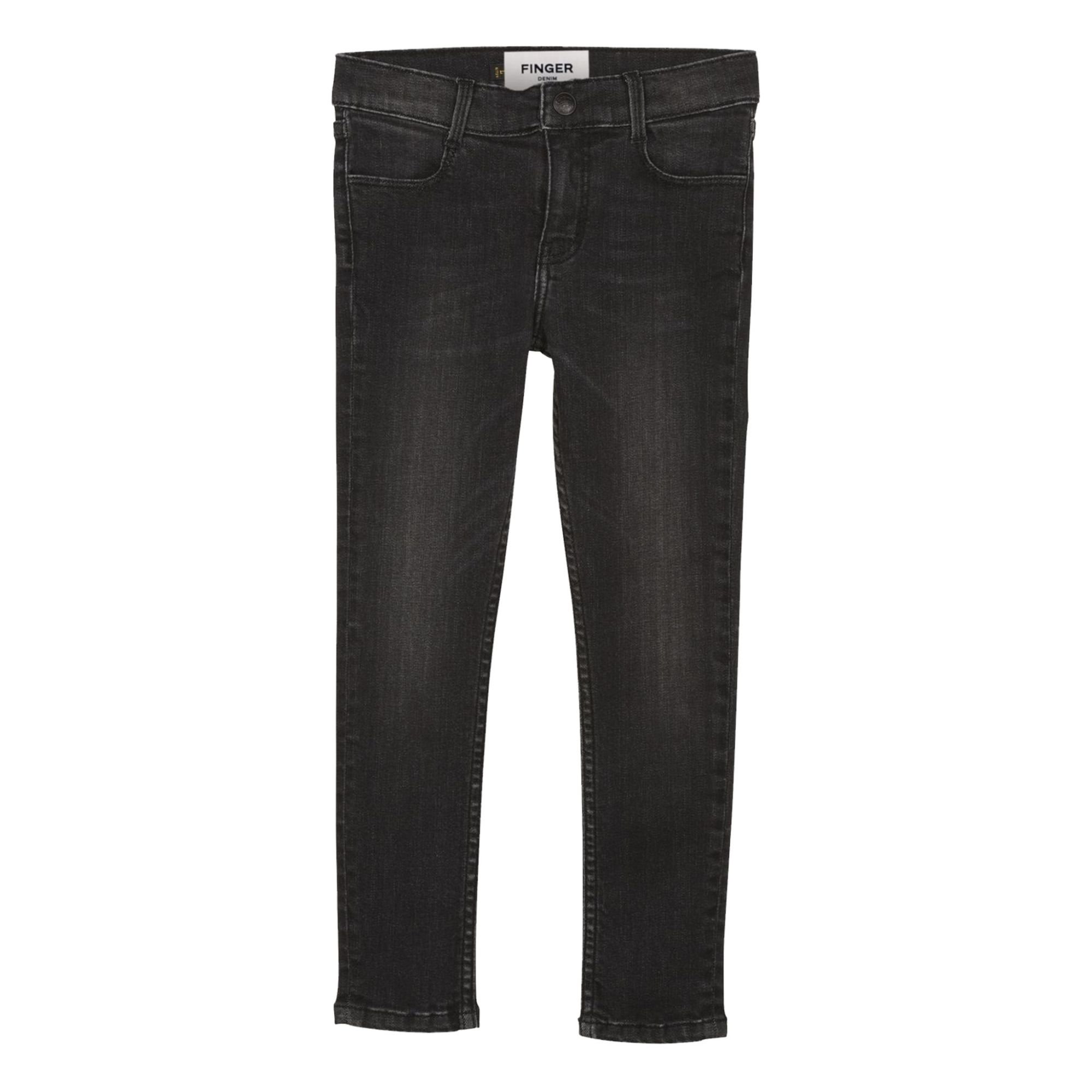 Finger in the nose - Jean Skinny Tama - Fille - Denim gris foncé