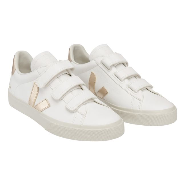 Recife Chrome-Free Velcro Sneakers - Women’s Collection - Gold