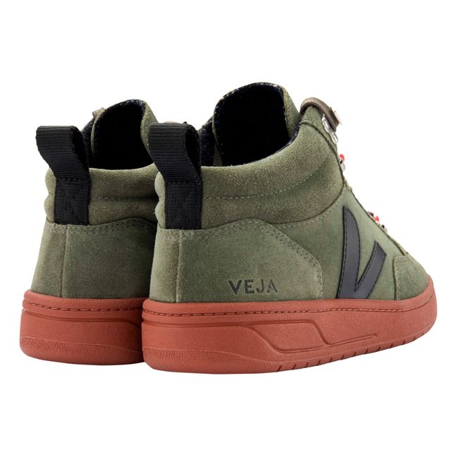 Roraima Suede High-Top Laced Sneakers - Women’s Collection - Olive green