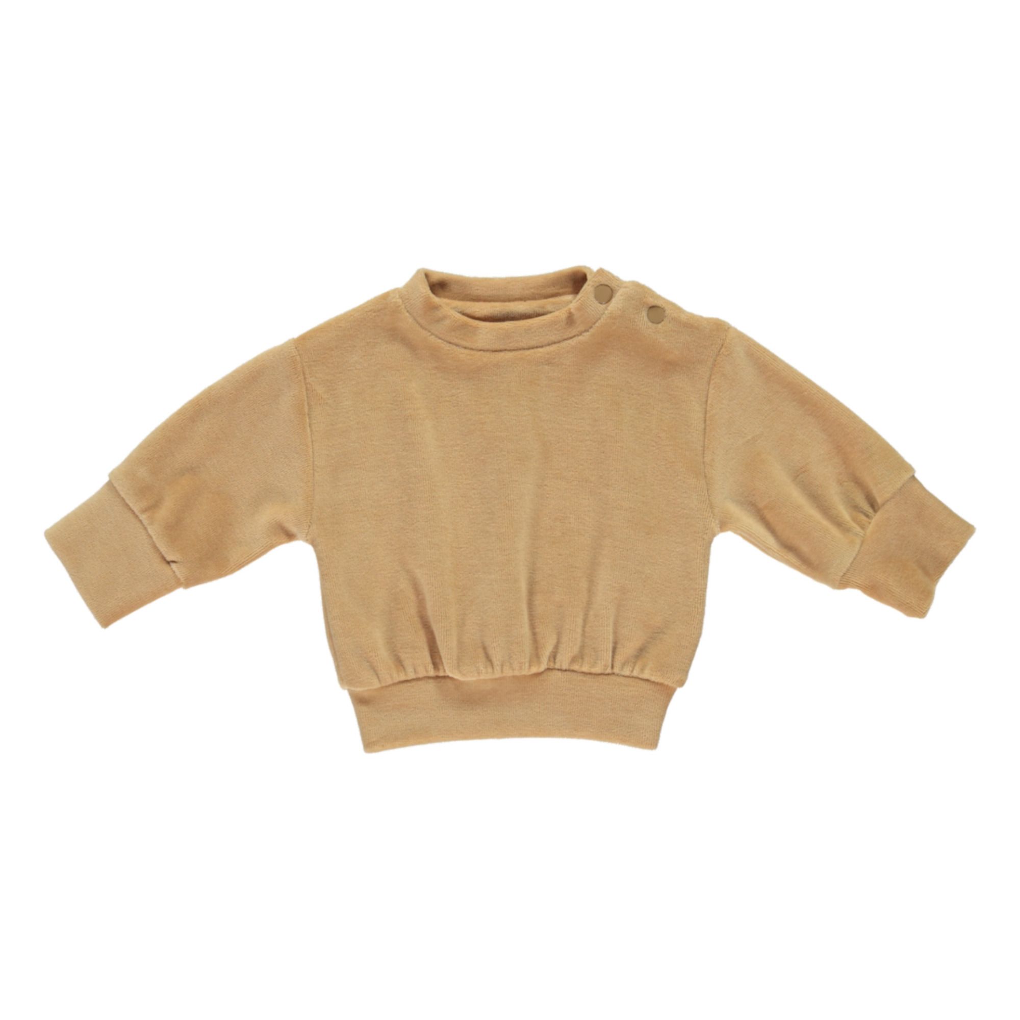 Poudre Organic - Sweat Velvet Cassandre - Fille - Camel