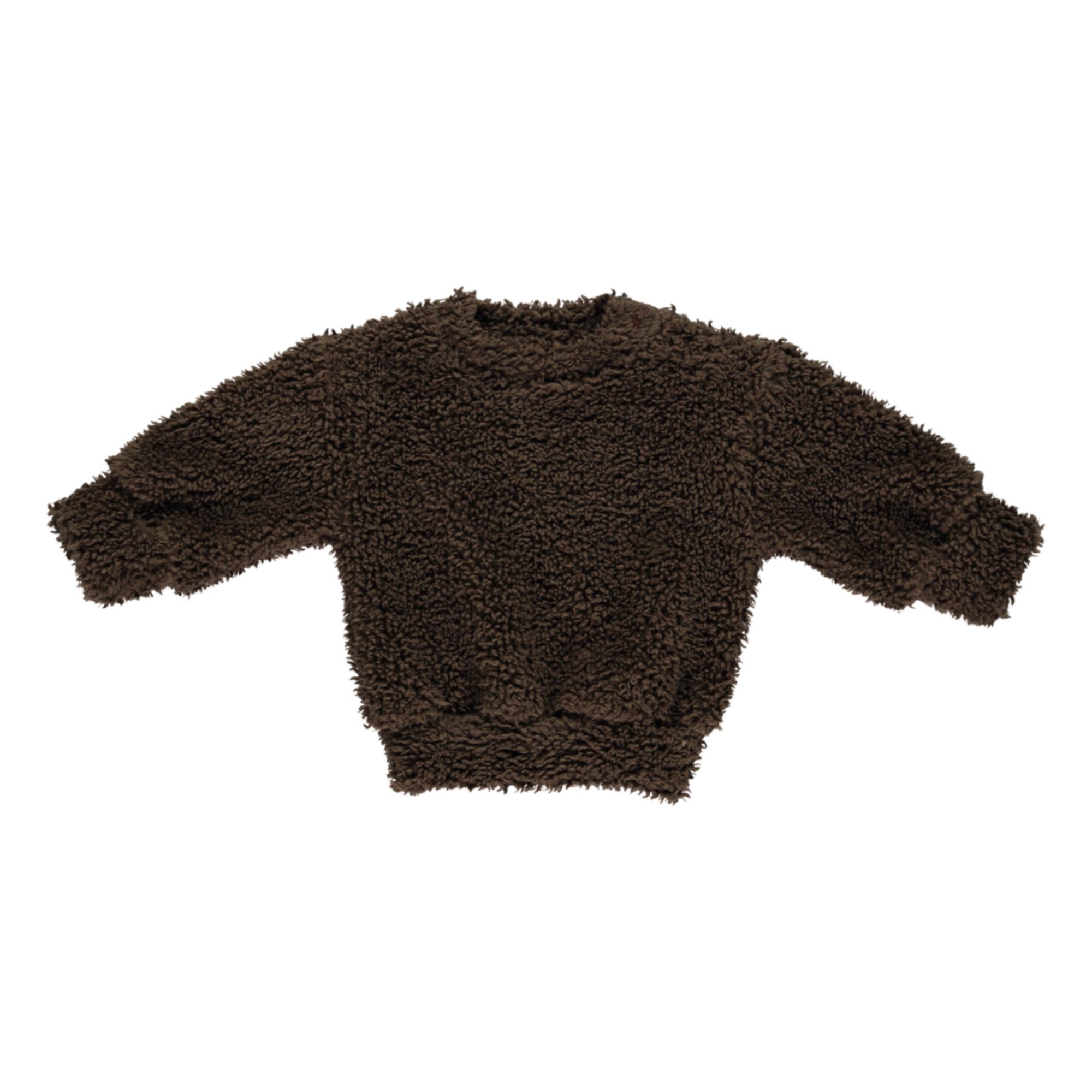 Leatherleaf Sherpa Sweatshirt Brown- Product image n°0