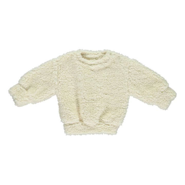 Leatherleaf Sherpa Sweatshirt | Cream- Product image n°0