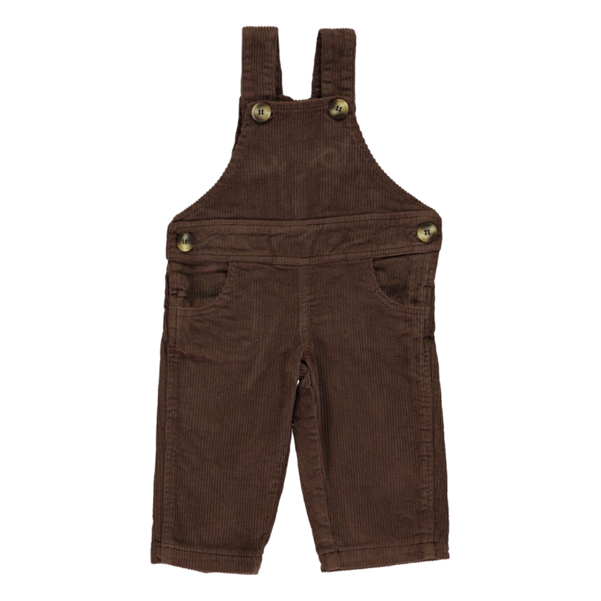 Quetsche Corduroy Overalls Brown- Product image n°0