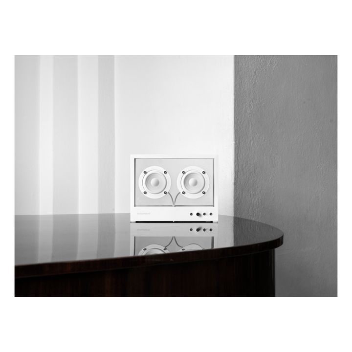 Tempered Glass Speaker | White- Product image n°1