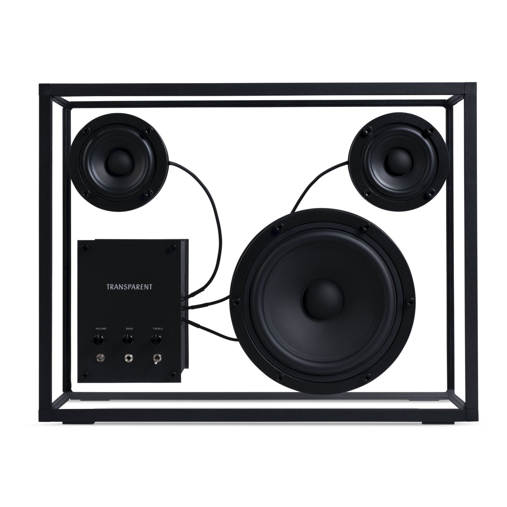 Tempered Glass Speaker Black- Product image n°0