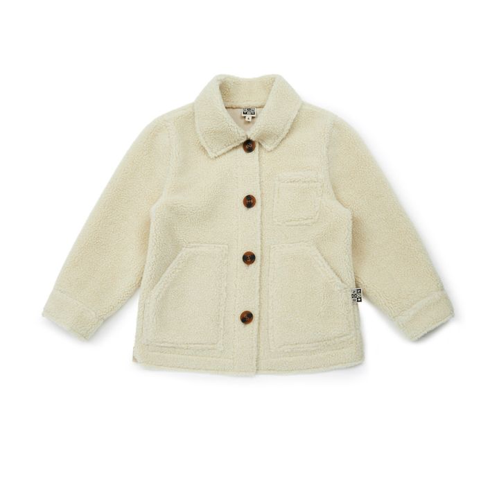 Dawson Sherpa Jacket Ecru Bonton Fashion Children - Smallable