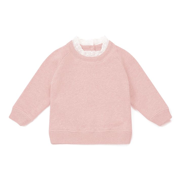 Bonton - Tilia Organic Cotton Sweatshirt - Pink | Smallable