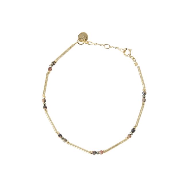 Bracelet Ella Pyrite | Doré