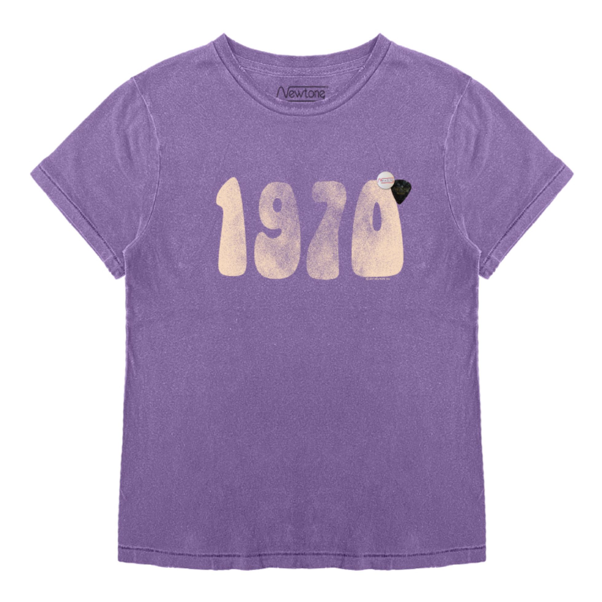 Newtone - T-Shirt Starlight 1970 - Femme - Violet