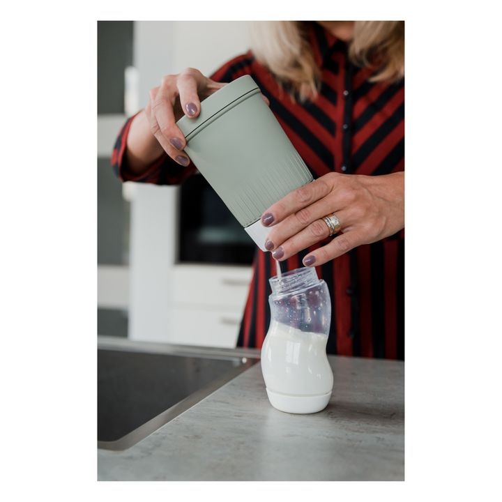 Dispensador de leche en polvo | Verde Almendra- Imagen del producto n°1