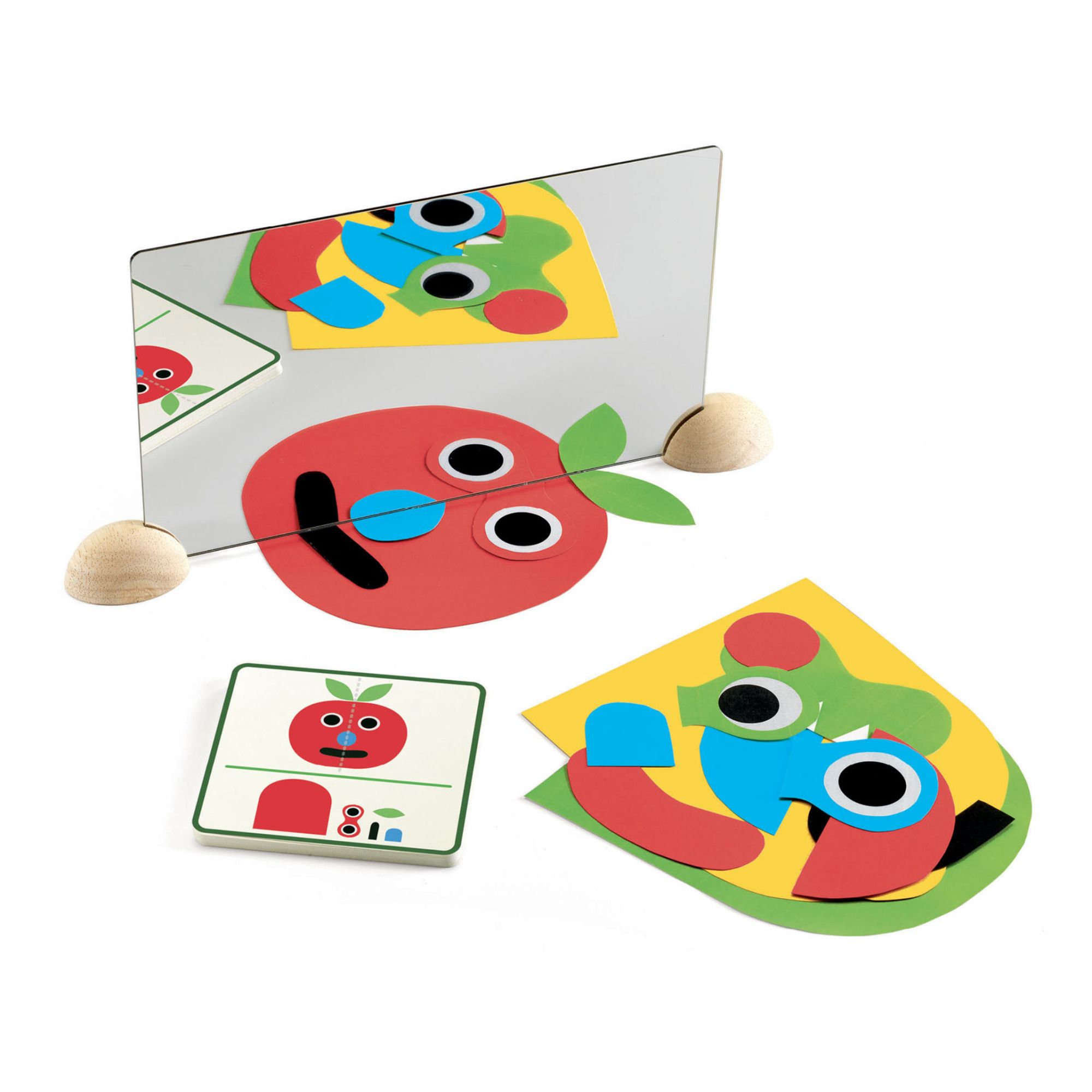 Djeco - Ze Mirror Faces - Multicolore