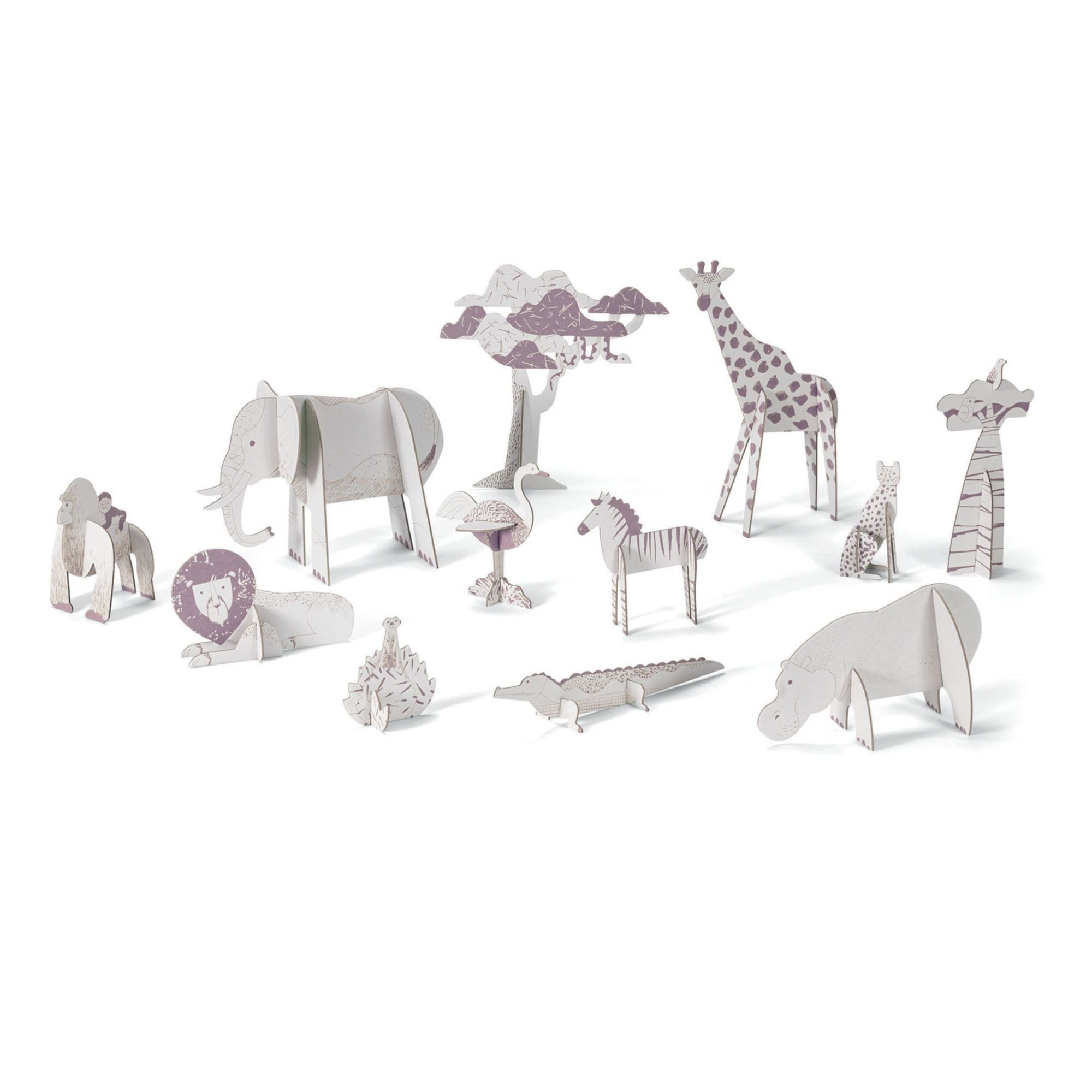 Djeco - DIY - Savane - Multicolore